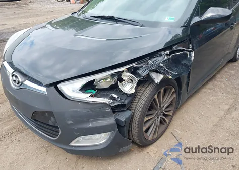 2013 Hyundai Veloster Base W/Gray из США, поврежденный, VIN KMHTC6AD6DU105953